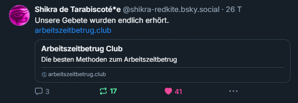 "die gebete wurden erhört"